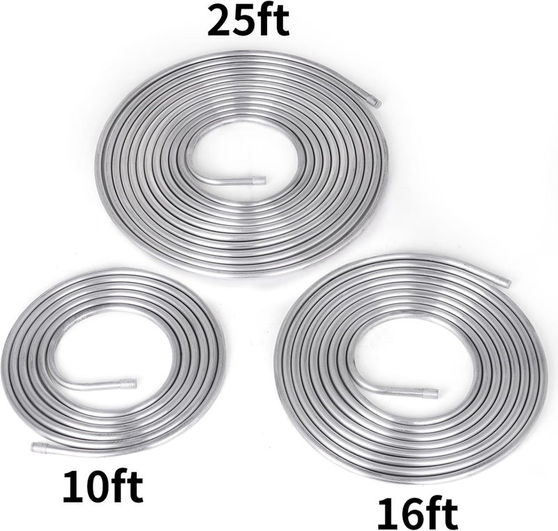 CNRAQR 5/16" OD Aluminum Hard Fuel Line 25 Feet Hardline Tube Thickness is 0.039" - Image 4
